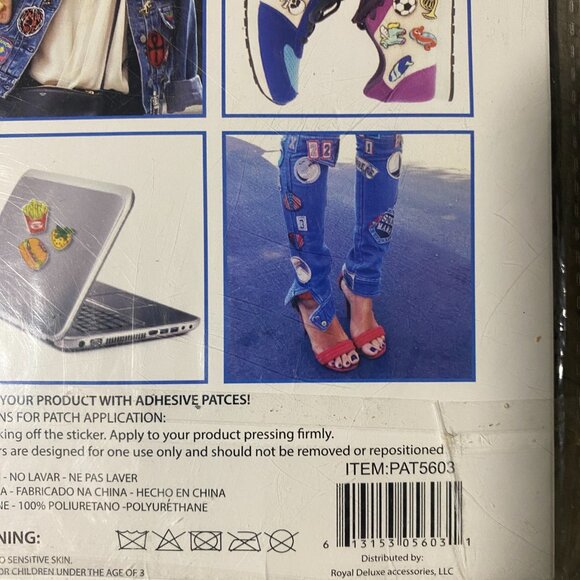 Adhesive Patches Heart Skull, Killin'it and Eye Patch - RD Royal Deluxe One Use - Picture 3 of 3